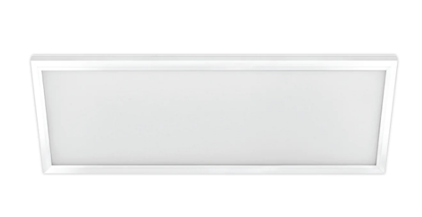 Feit Electric FP1X4/6WY/WH 1 ft. x 4 ft. (80 W Replacement) White Dimmable Integrated LED Edge-Lit Flat Panel Flush Mount Light, Multi-Color Temperature, Wattage 50W, Voltage 120V