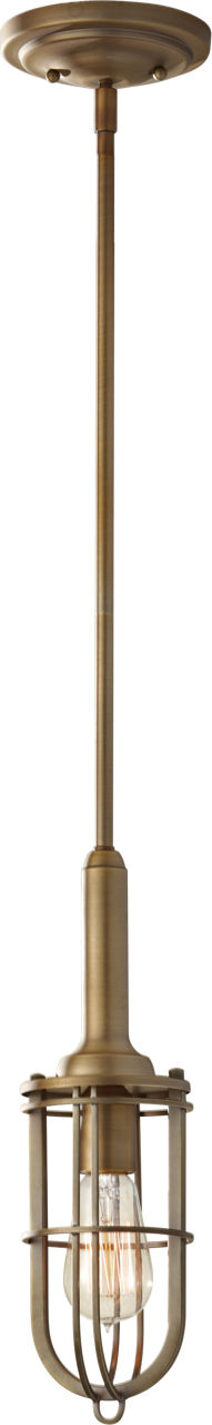 Generation Lighting Urban Renewal dark antique brass pendant ceiling light