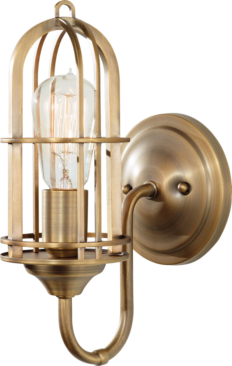 Generation Lighting Urban Renewal 1 light dark antique brass wall sconce