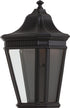 Generation Lighting OL5403BK Cotswold Lane black pocket lantern wall light
