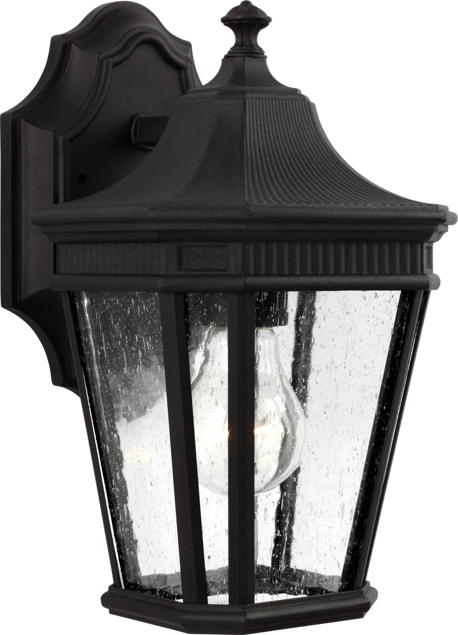 Generation Lighting OL5420BK Cotswold Lane 1 Light 11.5 inch Black Outdoor Wall Lantern