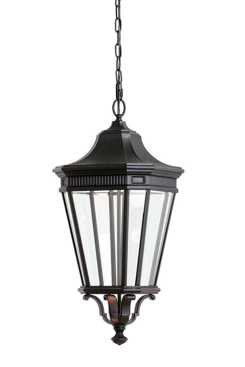 Generation Lighting OL5412BK Cotswold Lane black hanging lantern pendant