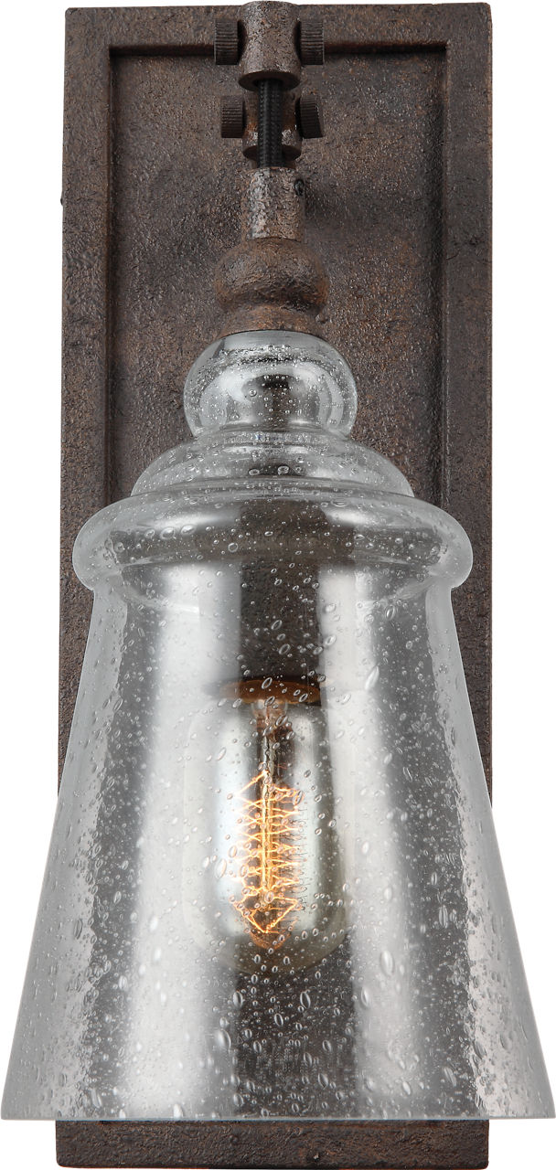 Generation Lighting WB1850DWI Loras 1 Light 17 inch Dark Weathered Iron Wall Sconce Wall Light