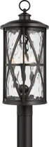 Generation Lighting Millbrooke 3 light antique bronze post lantern
