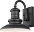 Generation Lighting Redding Station 1 light textured black outdoor wall light