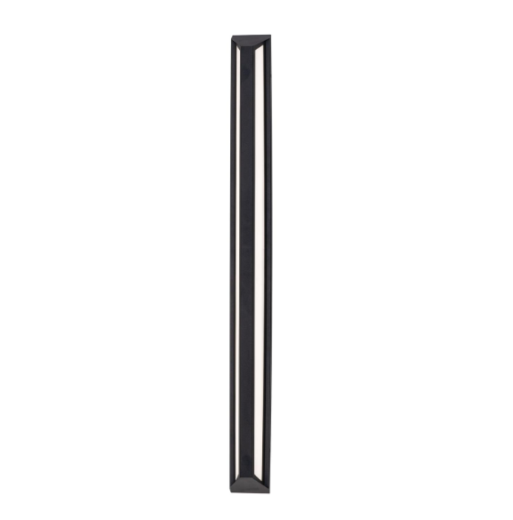 AFX Lighting FTNW0448LAJUDBK-BB Fulton 48 Inch LED Outdoor Wall Sconce Light ,120-277V, Selectable 5CCT, Black Finish, with Battery Backup