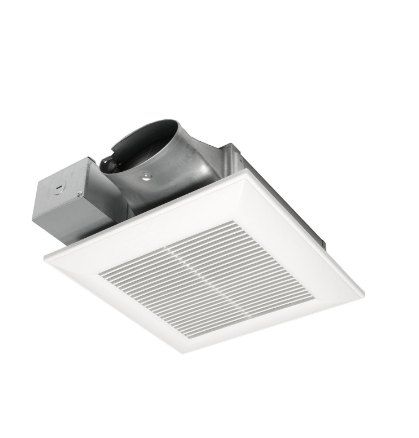 Panasonic FV-0810VSS1 WhisperValue® DC Fan with Multi-Speed and Pick-A-Flow, 80/100 CFM