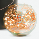 Feit Electric FY30-100/WW/CPR 30 ft. Warm White Copper Wire Fairy LED String Light, Color Temperature 3000k