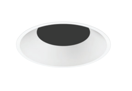 Visual Comfort Architectural EN3RLB-HW Entra 3" Round Trim – Sandblasted Lens – Bevel Style – Flangeless - White Finish