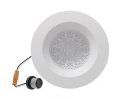 Visual Comfort Architectural EDIF6RRF9304W Reflections 6" LED Retrofit Indirect Downlight, Flanged - White Finish - 684 Lumens, 9W - 3000K - Fleur Dome