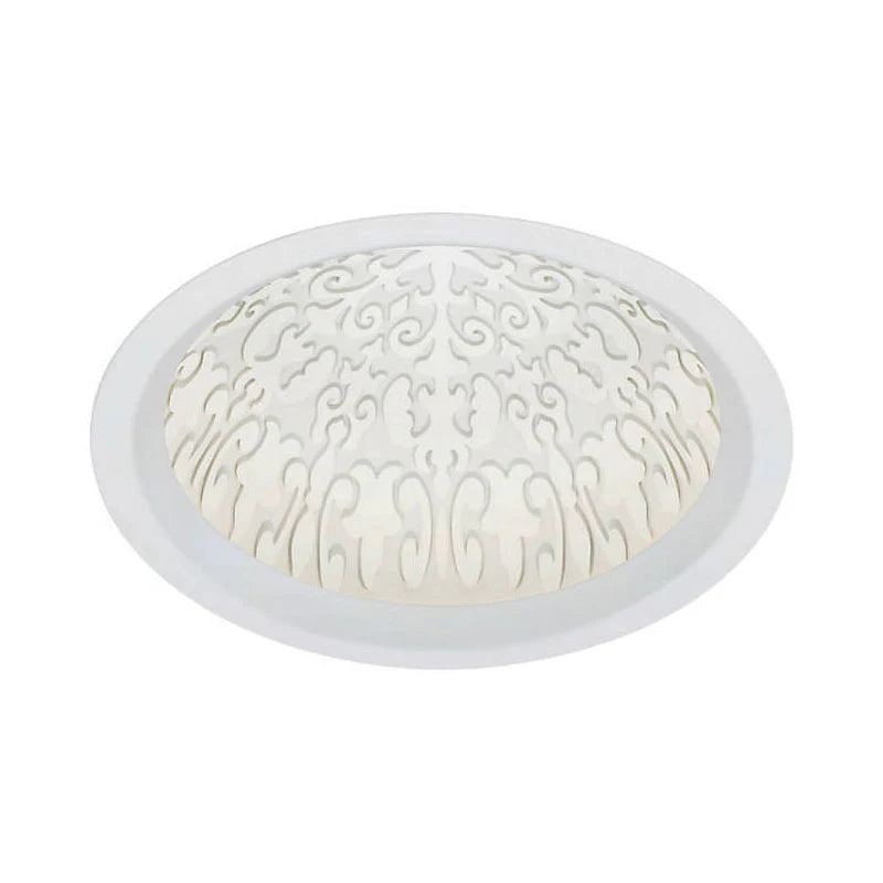 Visual Comfort Architectural EDIT5RF9WD4W Reflections 5" Indirect Downlight Flanged Trim Fleur Dome Warm Dim White Finish