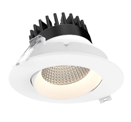DALS Lighting GBR04-DW-WH 4" Gimbal Recessed Dim to Warm - White Finish