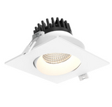 DALS Lighting GBR35SQ-CC-V-WH 3.5″ Square Regressed Gimbal Downlight White Finish