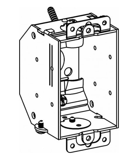 Orbit GBV 2-1/4" Deep 1-G Gangable Beveled Corners Switch Box