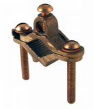 Orbit GCBR-50/100 1/2" - 1" Bronze Bare Ground Clamp - Brass Screw