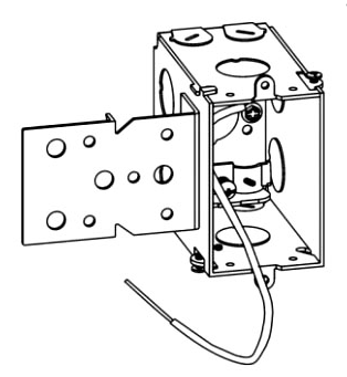 Orbit GDB-1-NM-B 3-1/2” Deep, Gangable 1-Gang Switch Box With NM Cable Clamps & B Bracket