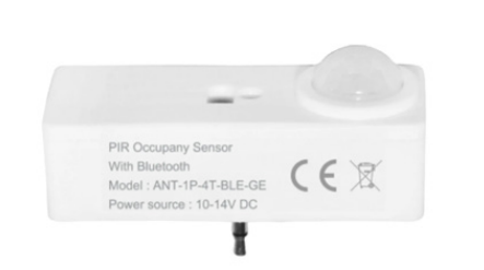 Westgate GEBC-ANT-1P-4T-BLE-GE 12-24VDC 15ft NLC PIR Troffer & Panel Sensor With Daylight Harv. 2.5mm Audio Jack BT Gebc Or WG NLS Apps
