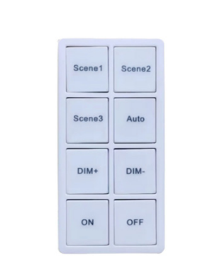Westgate GEBC-BR-WS205-GE Battery-Op 0-10V Diimming & CCT Wall Switch BT Gebc Or WG NLS Apps Or Compatible With Gebc-620
