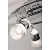 AFX Lighting GGEF1313L30D1PC Gage 16 Inch LED Fixed Rail Light In Polished Chrome With Frosted Acrylic Diffuser
