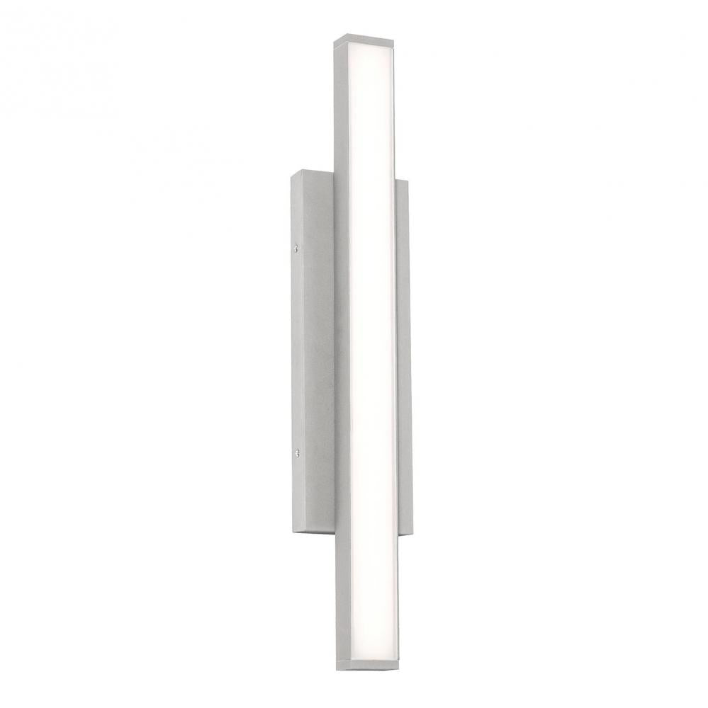 AFX Lighting GLEW0524L30UDTG-BB 24-in 29W Gale Outdoor Sconce with battery backup, 1663 lm, 120V-277V, 3000K, Gray