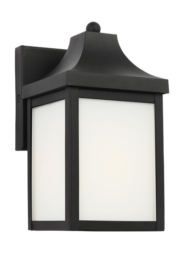 Generation Lighting WGL1001EN3/TXB Saybrook 1 Light Textured Black Wall Lantern