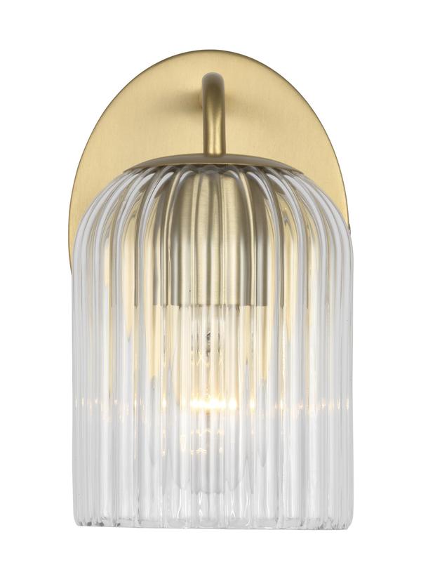 Generation Lighting GLV1131SBE Eisele 1 Light Satin Brass Bath Vanity Wall Light
