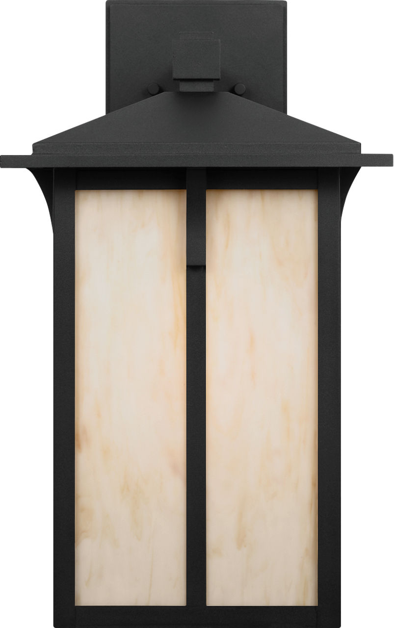 Generation Lighting Tomek 1 light 18 inch black outdoor wall lantern