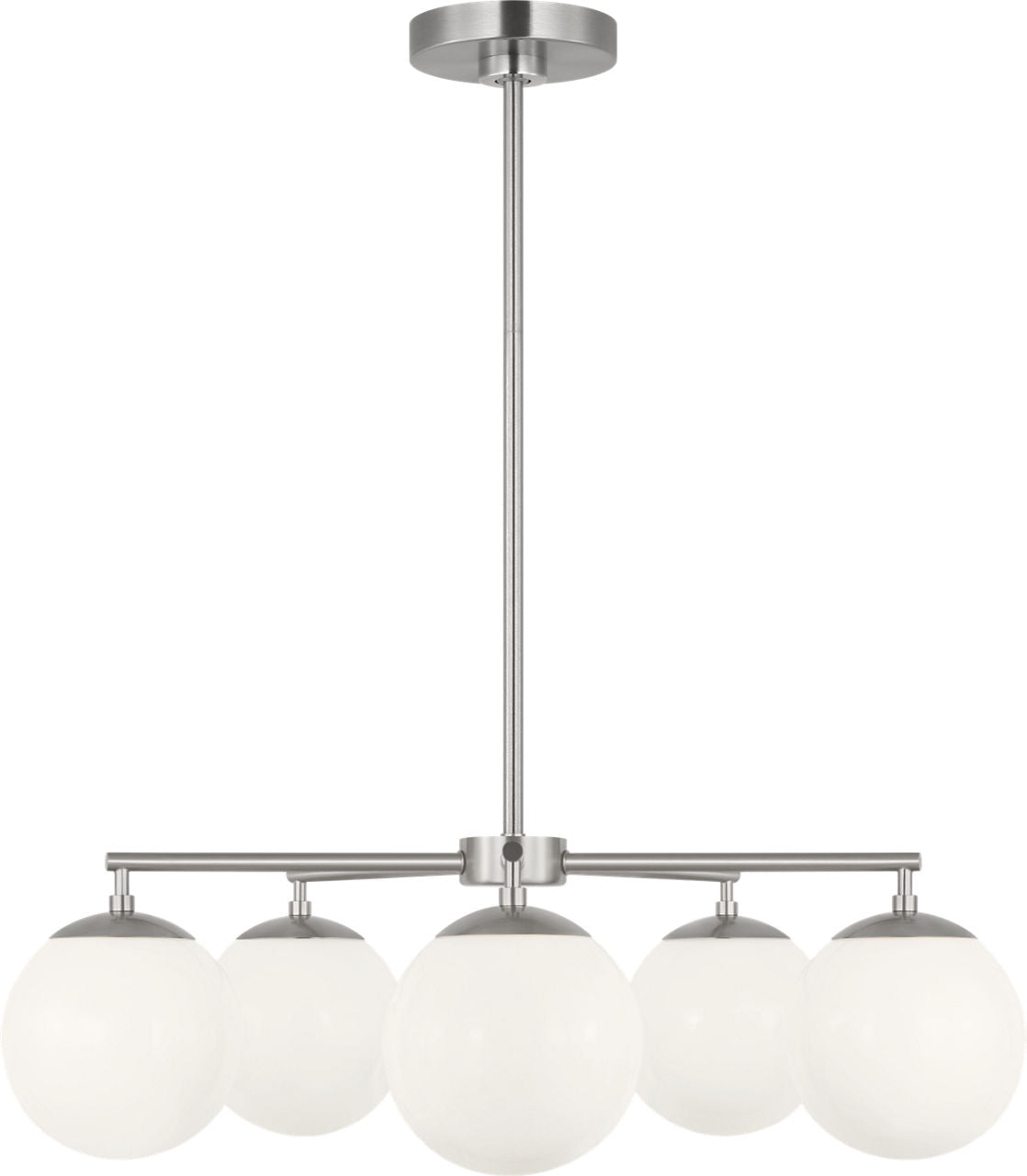 Generation Lighting GLC1795BNE Nube 5 Light Brushed Nickel Chandelier Ceiling Light