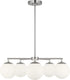 Generation Lighting GLC1795BNE Nube 5 Light Brushed Nickel Chandelier Ceiling Light