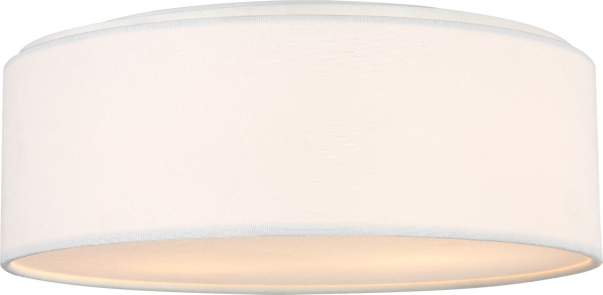Generation Lighting GLF1002MWT Larson 2 Light 13 inch Matte White Flush Mount Ceiling Light