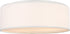 Generation Lighting GLF1002MWT Larson 2 Light 13 inch Matte White Flush Mount Ceiling Light