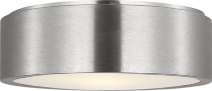 Generation Lighting GLF1032BSE Albee brushed nickel flush mount ceiling light