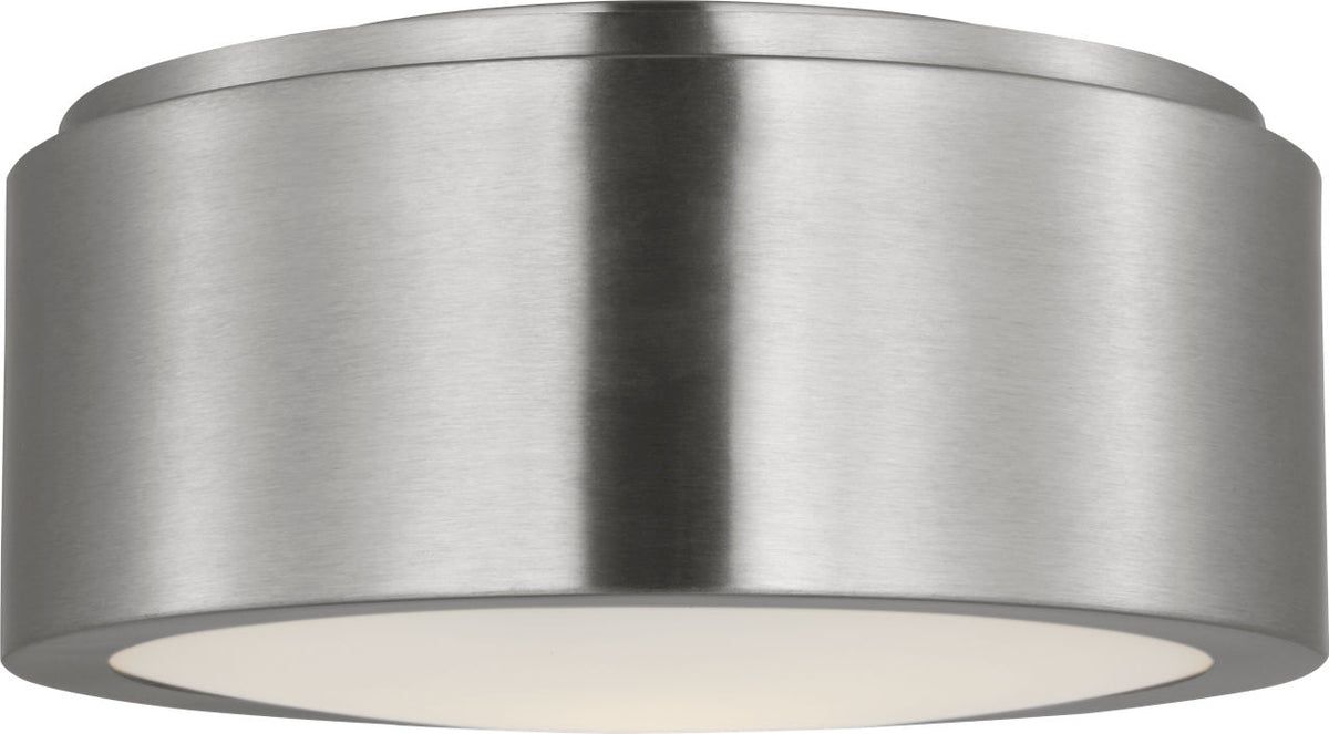 Generation Lighting GLF1041BS Albee small brushed nickel flush mount ceiling light