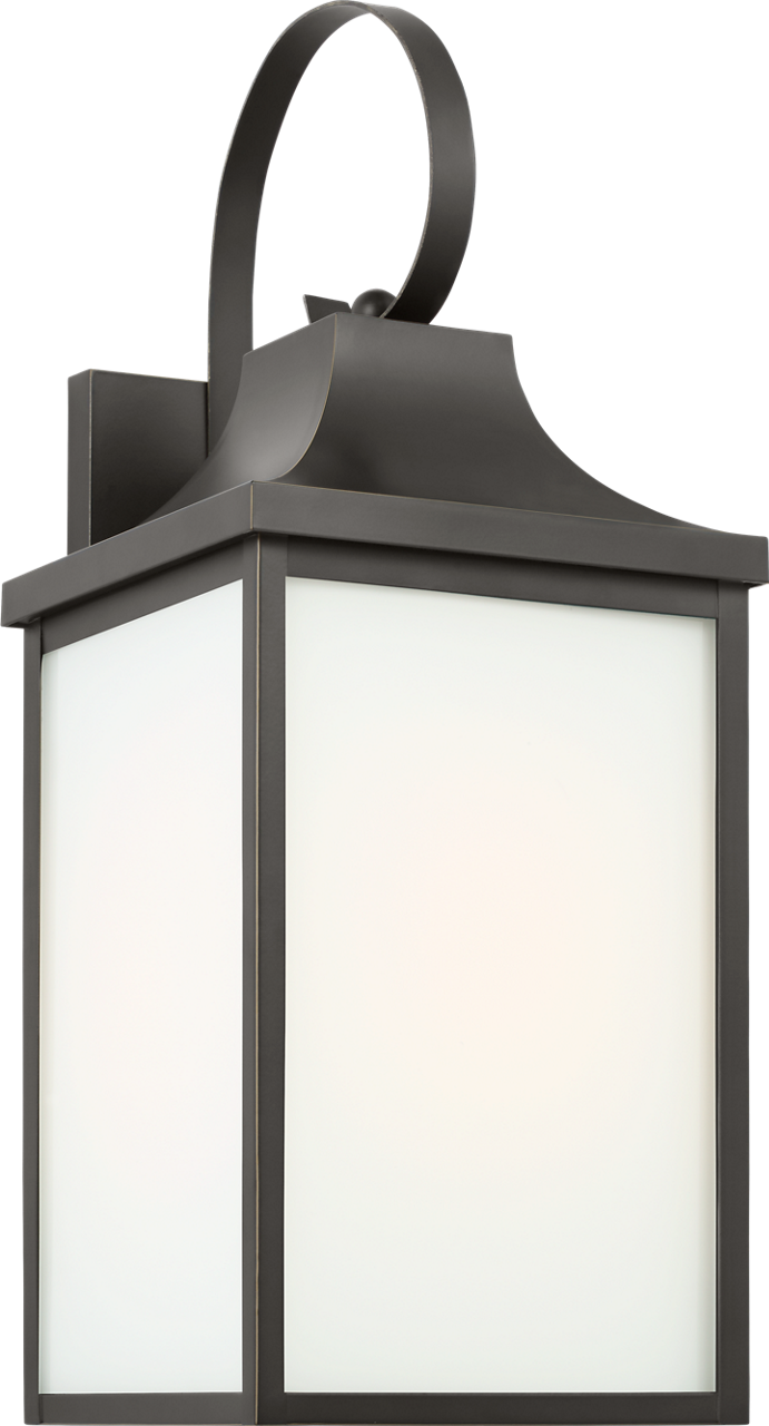 Generation Lighting GLO1021EN3/ANBZ Saybrook 1 Light 17.5 inch Antique Bronze Wall Lantern Wall Light