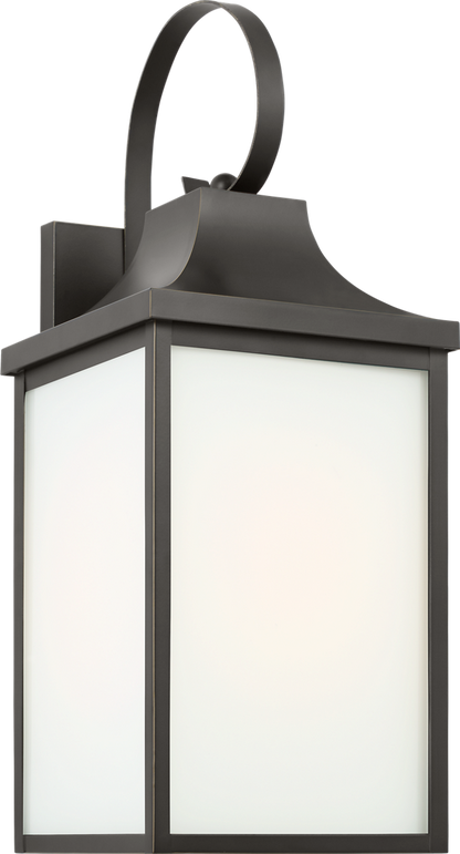 Generation Lighting GLO1021EN3/ANBZ Saybrook 1 Light 17.5 inch Antique Bronze Wall Lantern Wall Light