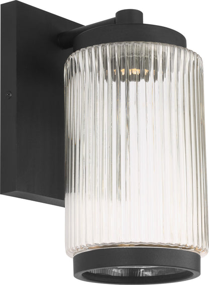 Generation Lighting GLO1061DL-TXB Ronde textured black outdoor wall lantern