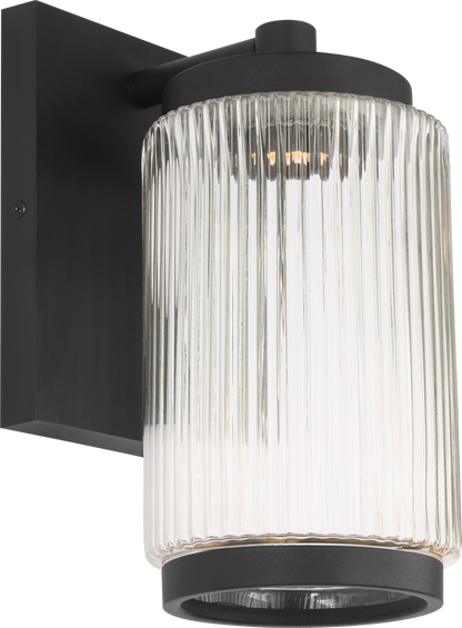 Generation Lighting GLO1061DL-TXB Ronde 1 Light 10 inch Textured Black Outdoor Wall Lantern