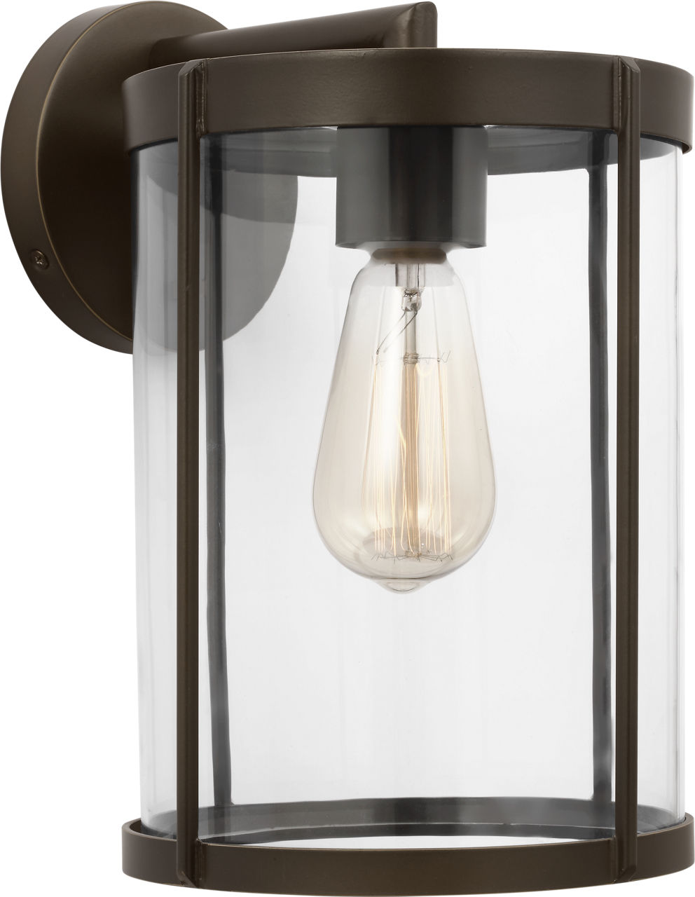 Generation Lighting GLO1101C-ANBZ Luning antique bronze wall lantern