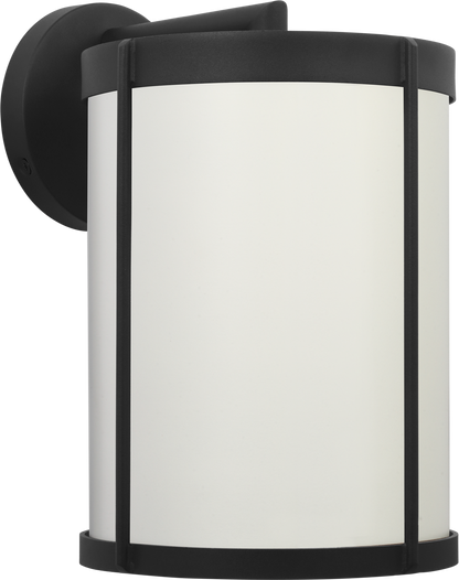 Generation Lighting GLO1101D-TXB Luning 1 Light Textured Black Outdoor Wall Lantern