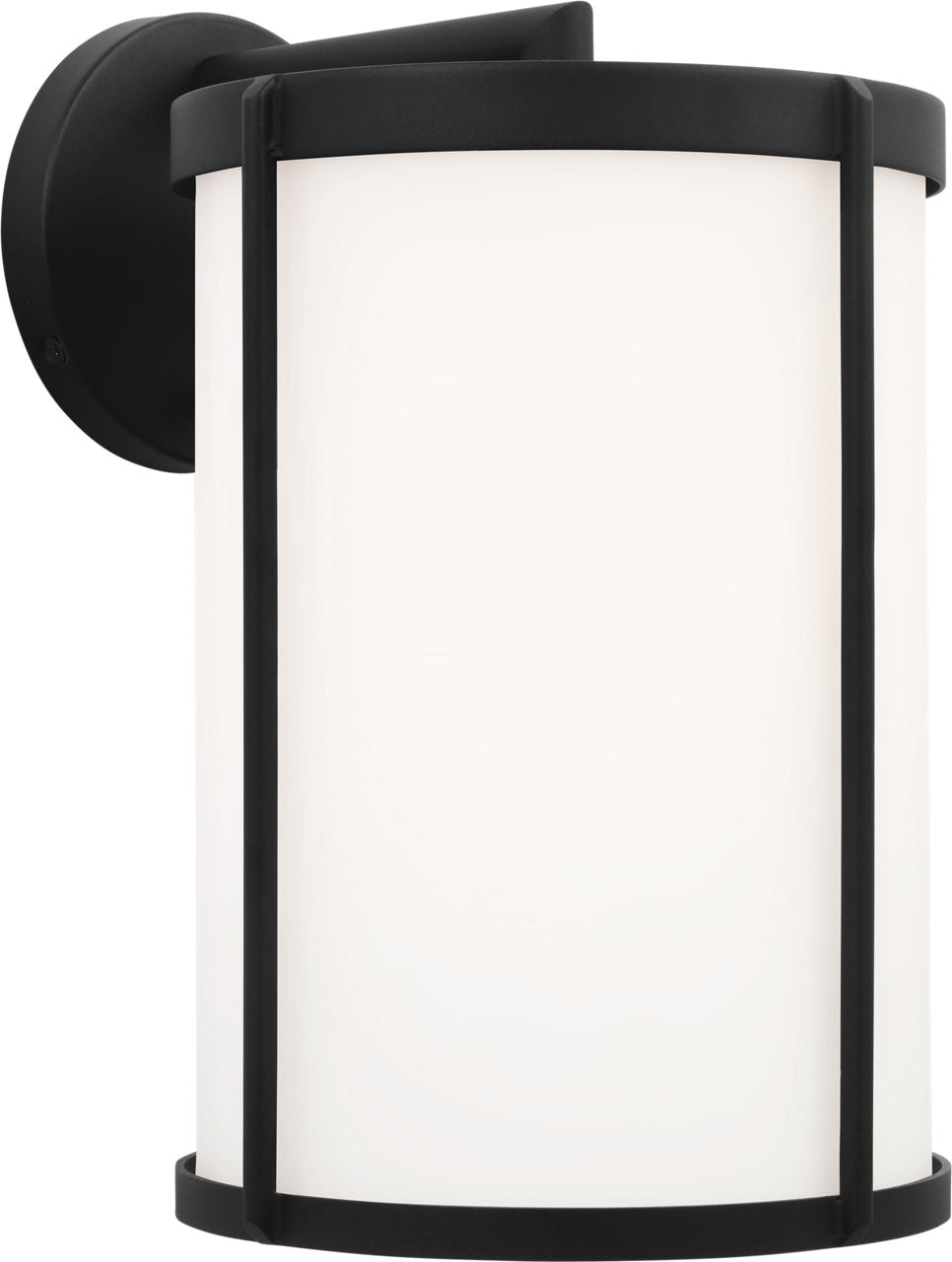 Generation Lighting GLO1111OE-TXB Luning textured black outdoor wall light