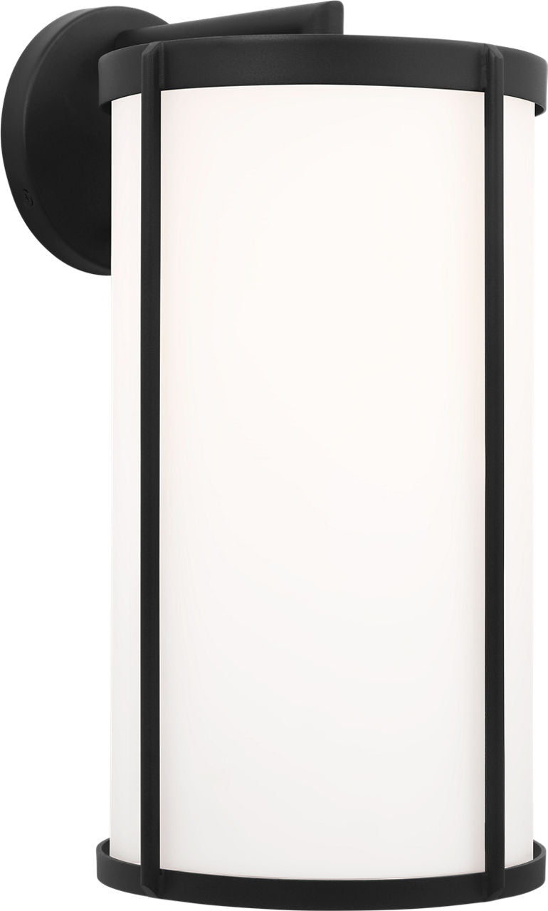 Generation Lighting GLO1121OE-TXB Luning textured black outdoor wall light