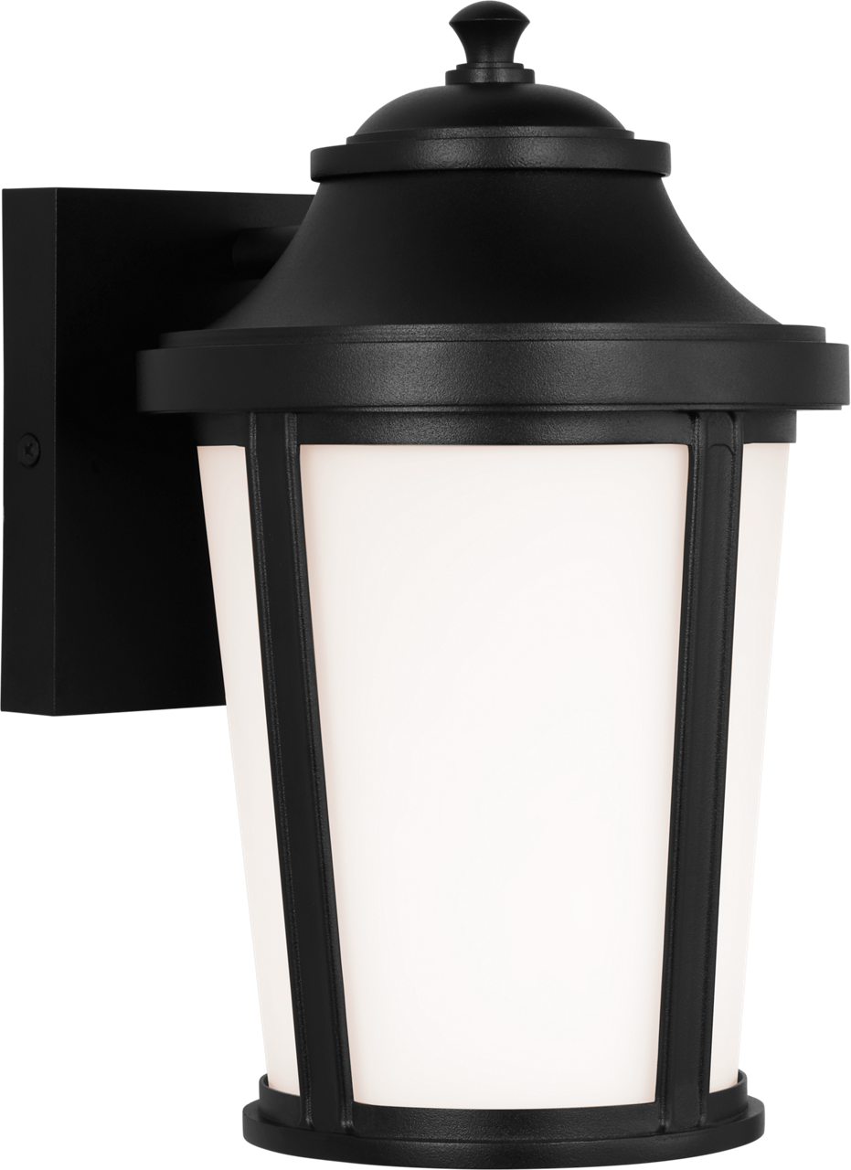 Generation Lighting GLO1141TXBE Portola 1 Light 10.5 inch Textured Black Outdoor Wall Lantern