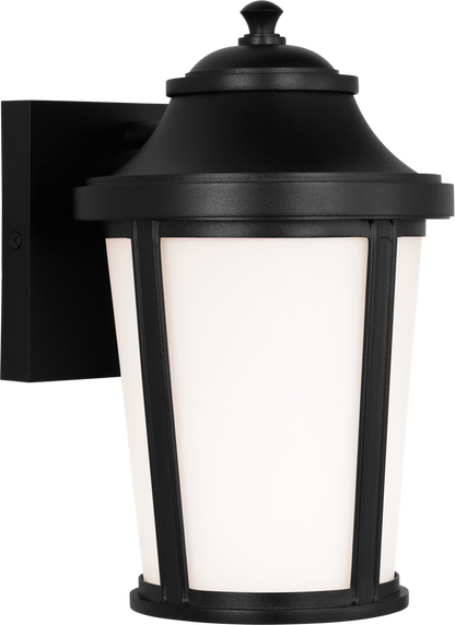 Generation Lighting GLO1141TXBE Portola 1 Light 10.5 inch Textured Black Outdoor Wall Lantern