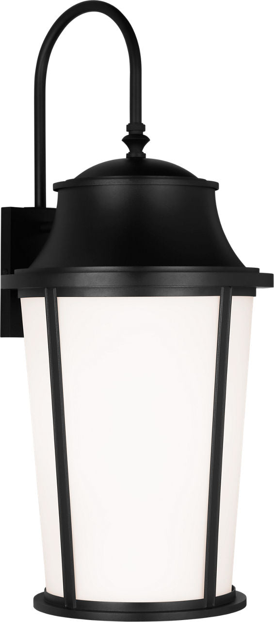 Generation Lighting GLO1191TXBE Portola textured black outdoor wall lantern