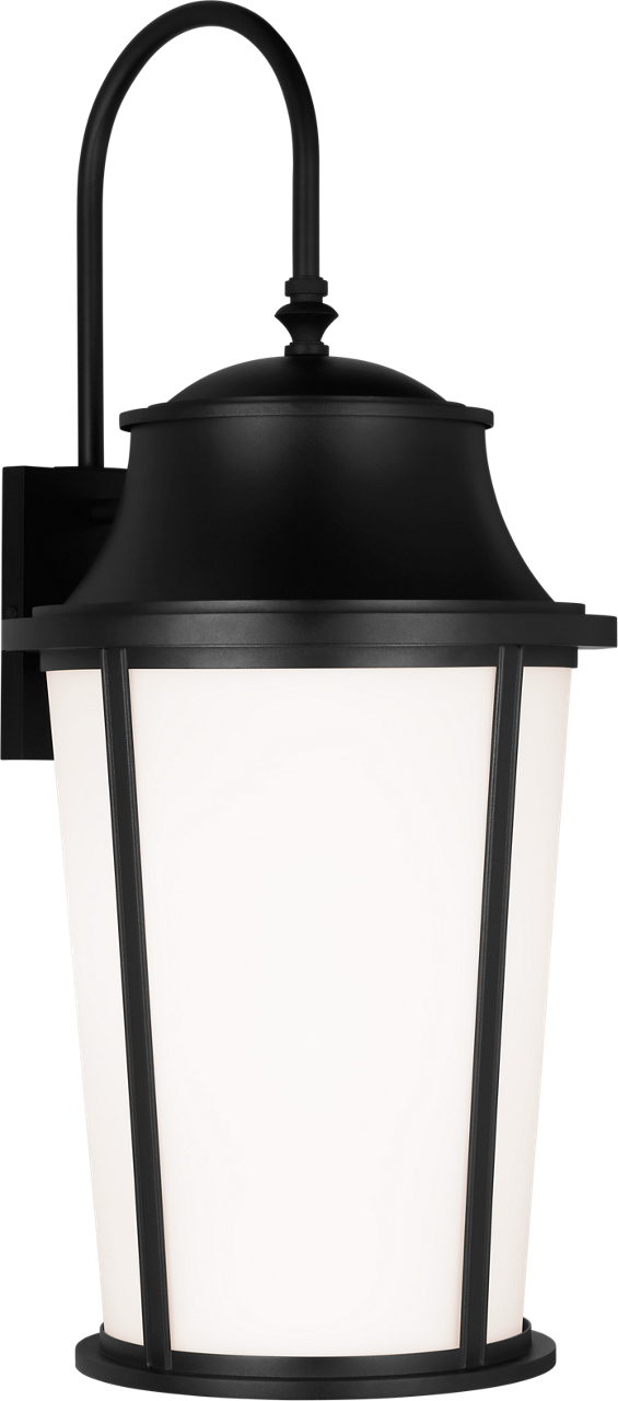 Generation Lighting GLO1191TXBE Portola 1 Light 32 inch Textured Black Outdoor Wall Lantern