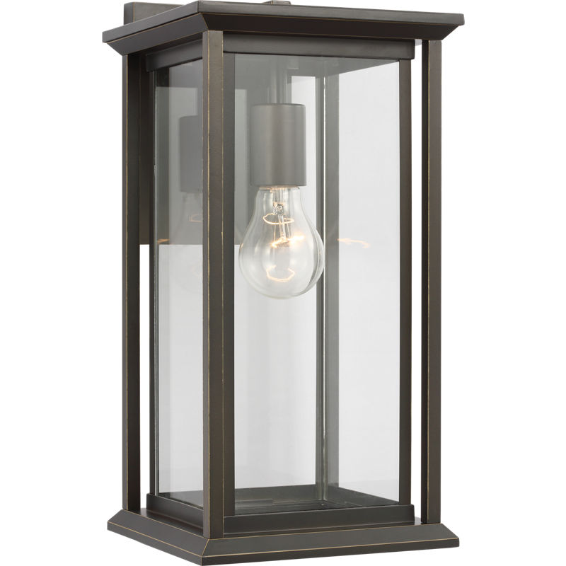 Generation Lighting GLO1211C-ANBZE Audley 1 Light 15 inch Antique Bronze Wall Lantern Wall Light