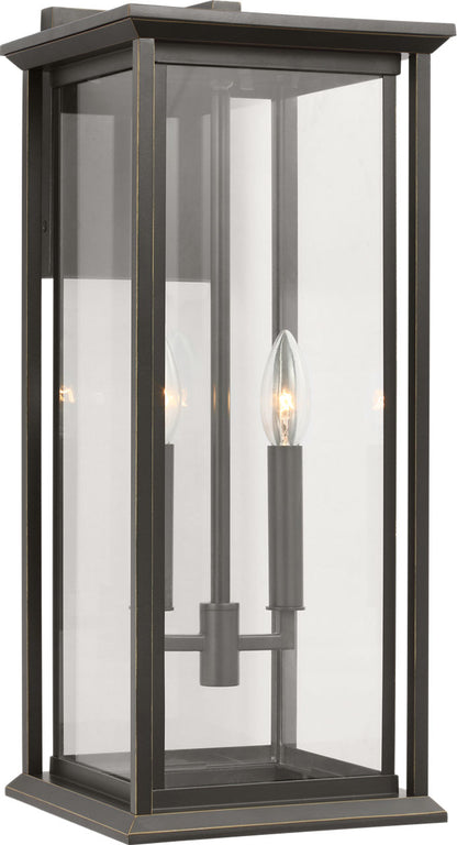 Generation Lighting GLO1222C-ANBZE Audley 2 Light 20 inch Antique Bronze Wall Lantern