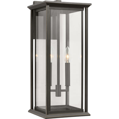 Generation Lighting GLO1222C-ANBZ Audley 2 Light 20 inch Antique Bronze Wall Lantern Wall Light