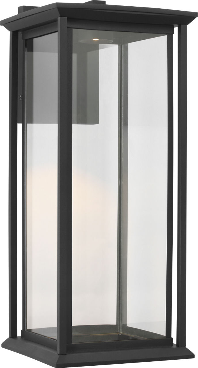 Generation Lighting GLO1301CDL-TXB Audley textured black outdoor wall light