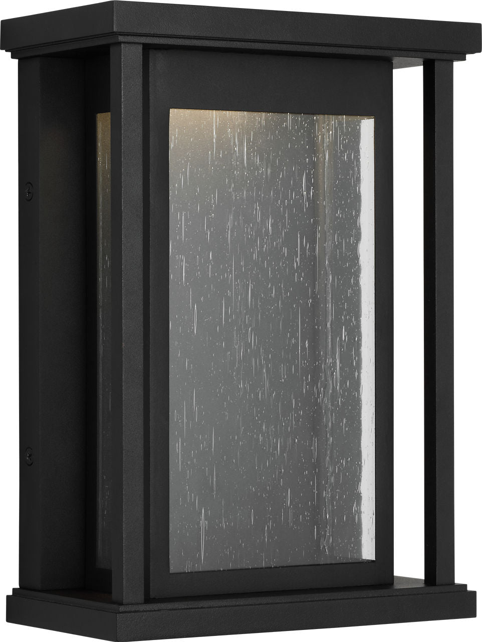 Generation Lighting GLO1321TXB Faywood textured black outdoor wall lantern
